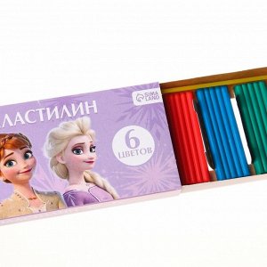 Disney Пластилин 6 цветов 90 г, Холодное сердце