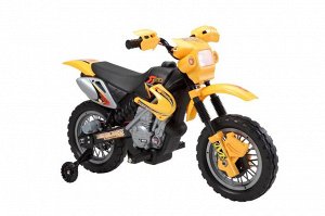 Мотоцикл на аккумуляторе для катания детей JT014 (желтый)