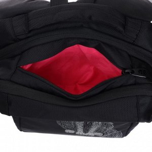 Рюкзак молодёжный Grizzly, 39 х 26 х 17 см, эргономичная спинка, чёрный