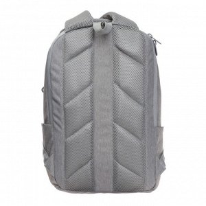 Рюкзак молодёжный Grizzly, 43 х 27.5 х 16 см, эргономичная спинка, отделение для ноутбука, серый/мятный