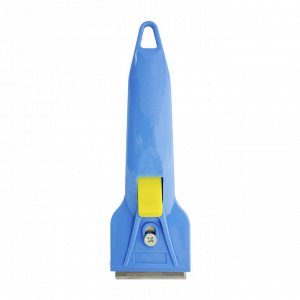 RS-14A Скребок Eurokitchen для чистки стеклокерамики, голубой/желтый