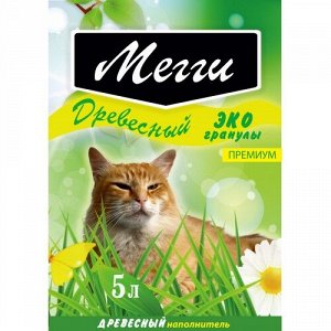 Наполнитель древесный "МЕГГИ" 5л