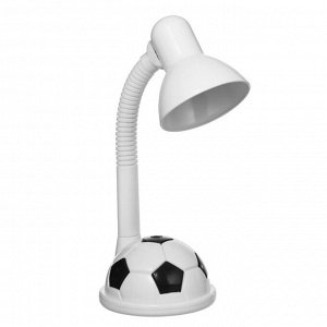 Настольная лампа"Футбольный мяч" E27 40Вт белый h=44 см