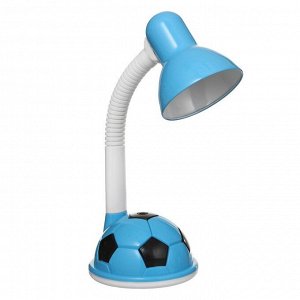 Настольная лампа"Футбольный мяч" E27 40Вт синий h=44 см