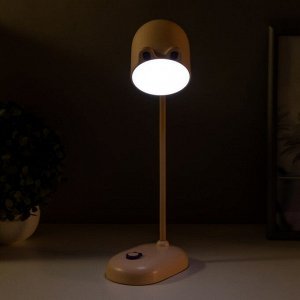 Лампа настольная «Мими» LED 3 Вт диммер USB розовый 8x12.5x32 см RISALUX