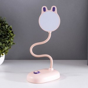 Лампа настольная «Мими» LED 3 Вт диммер USB розовый 8x12.5x32 см RISALUX