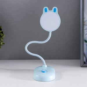 Лампа настольная "Мими" LED 3Вт диммер USB голубой 8х12,5х32 см