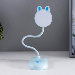 Лампа настольная «Мими» LED 3 Вт диммер USB голубой 8x12.5x32 см RISALUX