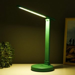 Лампа настольная "Старт" LED 3 режима 5Вт USB зеленый 11х11х32,5 см
