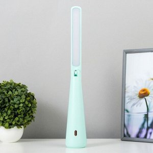 Лампа настольная «Страйк» LED 3 режима 1.5 Вт USB зеленый 6.8x6.8x28.5 см RISALUX
