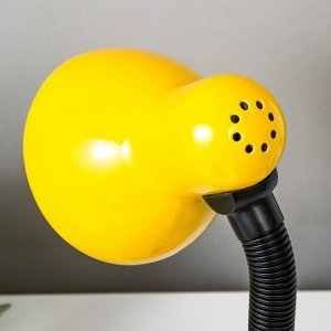 Лампа настольная Е27, с выкл. (220В) желтая (203В)