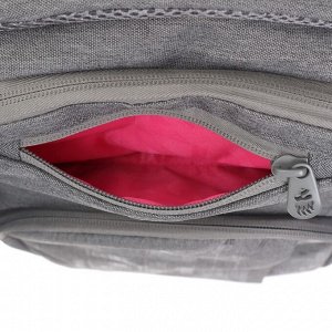 Рюкзак молодёжный Grizzly, 43 х 27.5 х 16 см, эргономичная спинка, отделение для ноутбука, серый