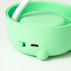 Настольная лампа "Лосяш" LED 3Вт USB зеленый 7,5х7,5х21 см