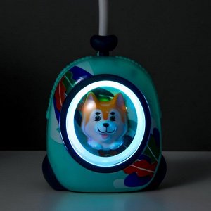 RISALUX Настольная лампа &quot;Собачка&quot; LED 3Вт USB голубой 7х8х28 см