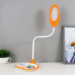 Настольная лампа NLED-433-6W-OR, LED 6Вт, цвет оранжёвый