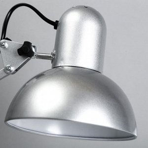 Настольная лампа Инженер 1x60W E27 серебро  15,5x15,5x58см   2815785