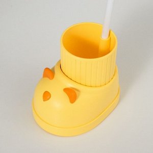 Лампа настольная «Ботинок кот» LED 3 режима 3 Вт USB органайзер желтый 8x11x31 см RISALUX