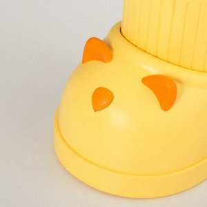Лампа настольная «Ботинок кот» LED 3 режима 3 Вт USB органайзер желтый 8x11x31 см RISALUX