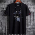 Футболка мужская черная