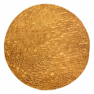 Круглый коврик ЛАПША - песочный Диаметр 80 см