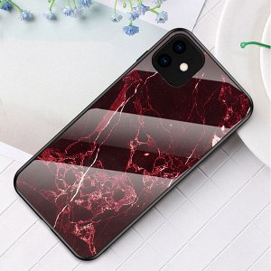 Чехол стекло с рисунком на телефон iphone