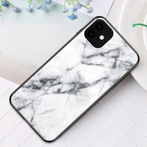 Чехол стекло с рисунком на телефон iphone