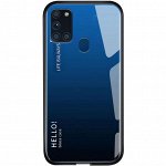 Чехол стекло с рисунком на телефон Huawei Honor