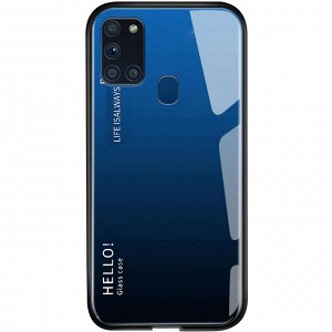 Чехол стекло с рисунком на телефон Samsung Galaxy