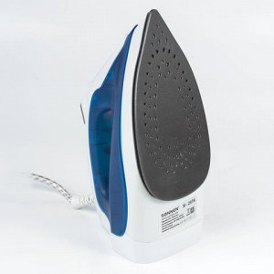 Утюг SONNEN SI-237A, 1800 Вт, антипригарное покрытие, синий/белый, 453504