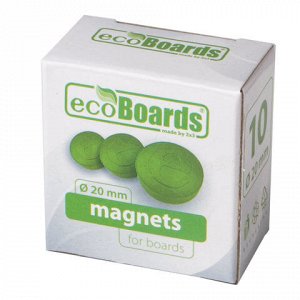 Набор для магнитно-маркерной доски (4 маркера + стиратель + чистящее средство + 10 магнитов), "2х3" ecoBoards, AS116