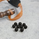 Набор шариков для рогатки d=10мм (100шт) из глины, микс