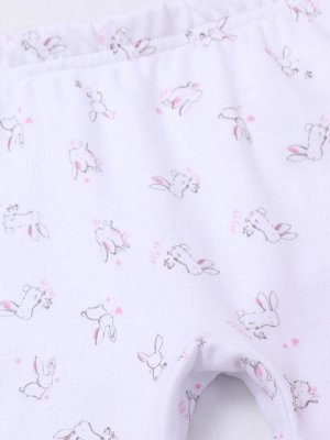 Штанишки "Нежный зайка" для новорождённой (5010123)