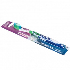 PROWAY Зубная щетка Деликат, пластик, резина, средняя жесткость, индекс 5, степень 6