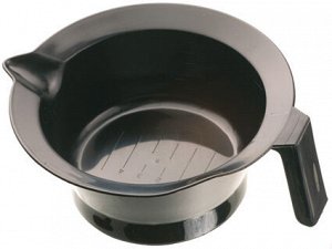 T-1202 Чаша для краски DEWAL, черная,с ручкой и носиком, с резинкой на дне 260 мл
