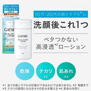 GATSBY EX All In One Lotion - лосьон для мужской кожи все-в-одном