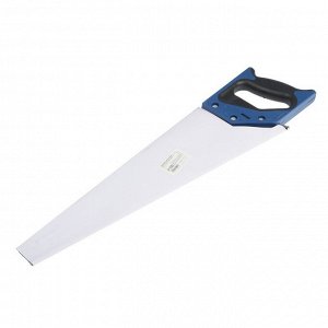 TUNDRA Ножовка по дереву ТУНДРА, 2К рукоятка, 2D заточка, каленый зуб, 7-8 TPI, 450 мм