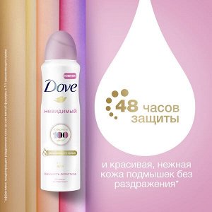 DOVE антиперспирант-дезодорант аэрозоль невидимый нежность лепестков 48ч защиты, без спирта 150 мл