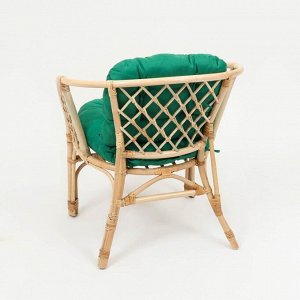 Набор садовой мебели "Индо" 3 предмета: 2 кресла, 1 стол, зеленый