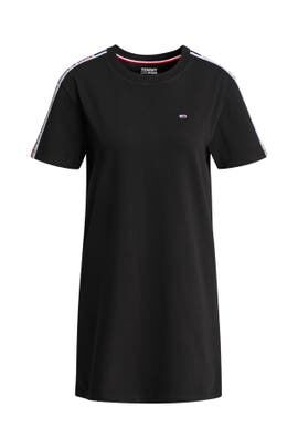 T-Shirt-Kleid schwarz