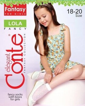 20С-119СП Lola Носки дет. нарядные(Conte) в "сердечки"