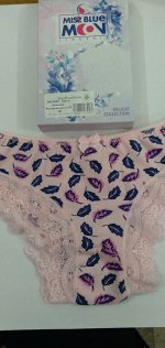 DSL3500 / Трусы женские / Розовый цветы