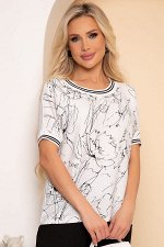Блуза &quot;Иветта&quot; (вайт) Б3875