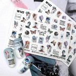 Fashion Nails, Слайдер дизайн White-142