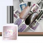 IVA Nails, Гель-лак «Кошачий глаз голографик» Rainbow cat-eye №01, 8мл