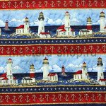 Ткань для печворка и рукоделия Маяки