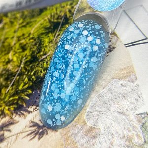 TROPIC GEL Bramble гель для дизайна c белыми шестигранниками NEW!