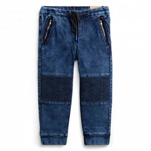 191083 Брюки текстильные джинсовые для мальчиков 122