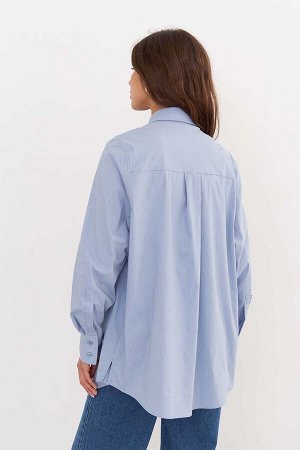 Рубашка длинная  SCT_002_LBLUE/Светло-голубой