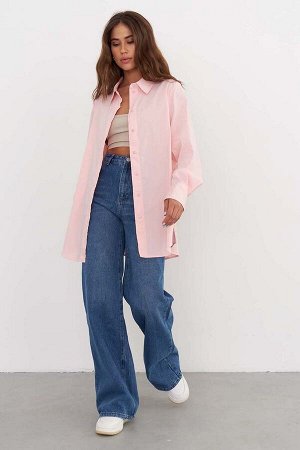 M&G all natural Рубашка длинная  SCT_002_LROSE/Светло-розовый