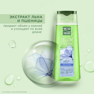 Чистая линия  Шампунь ЧЛ 250мл Ростки пшеницы объем и сила
